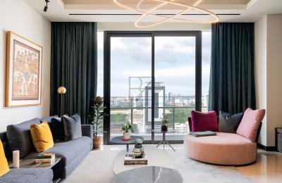 FOR SALE : The Pakubuwono Menteng; Central Jakarta Elegant 3 Bedrooms Apartment with North-Facing City View in Prime Menteng Area
