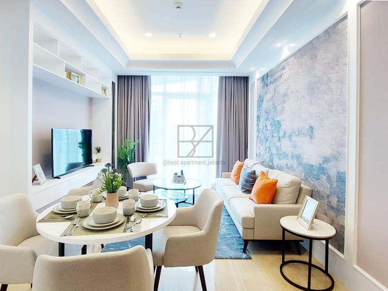 For Rent : South Hills, South Jakarta Elegant 2 Bedrooms Apartment with Modern Comfort