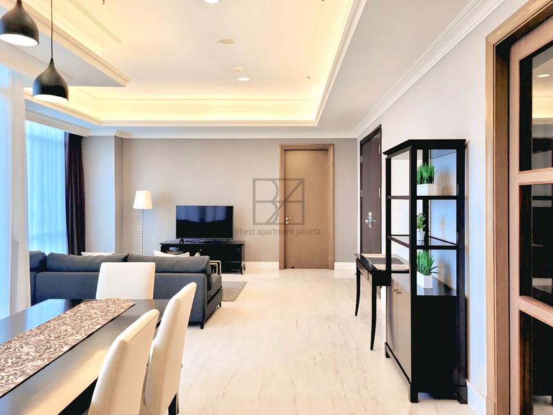 For Sale : Botanica, South Jakarta Premium Apartment, 2 Bedrooms High Floor with Private Lift Access