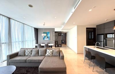 For Sale : Casa Domaine Central Jakarta; Luxury 2BR Furnished Apartment with Thamrin View, 148 sqm, Premium Residence Near Sudirman, Shopping Malls, Business District and Lifestyle Destinations