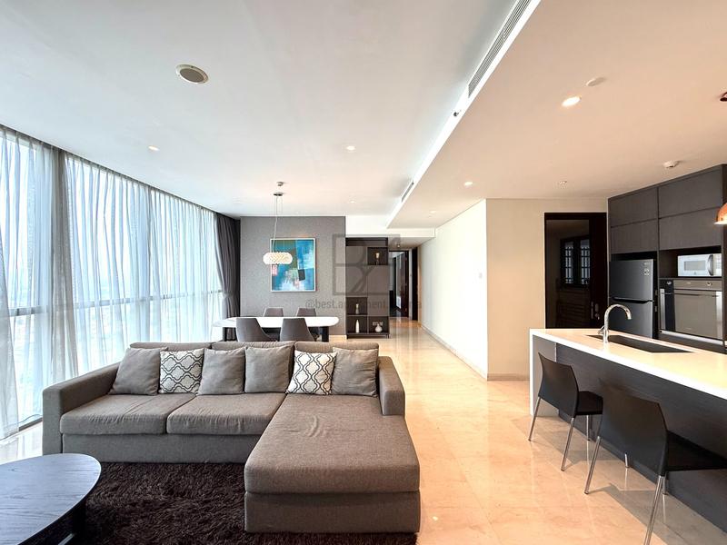 For Sale : Casa Domaine Central Jakarta; Luxury 2BR Furnished Apartment with Thamrin View, 148 sqm, Premium Residence Near Sudirman, Shopping Malls, Business District and Lifestyle Destinations